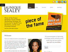 Tablet Screenshot of jauniquesealey.com